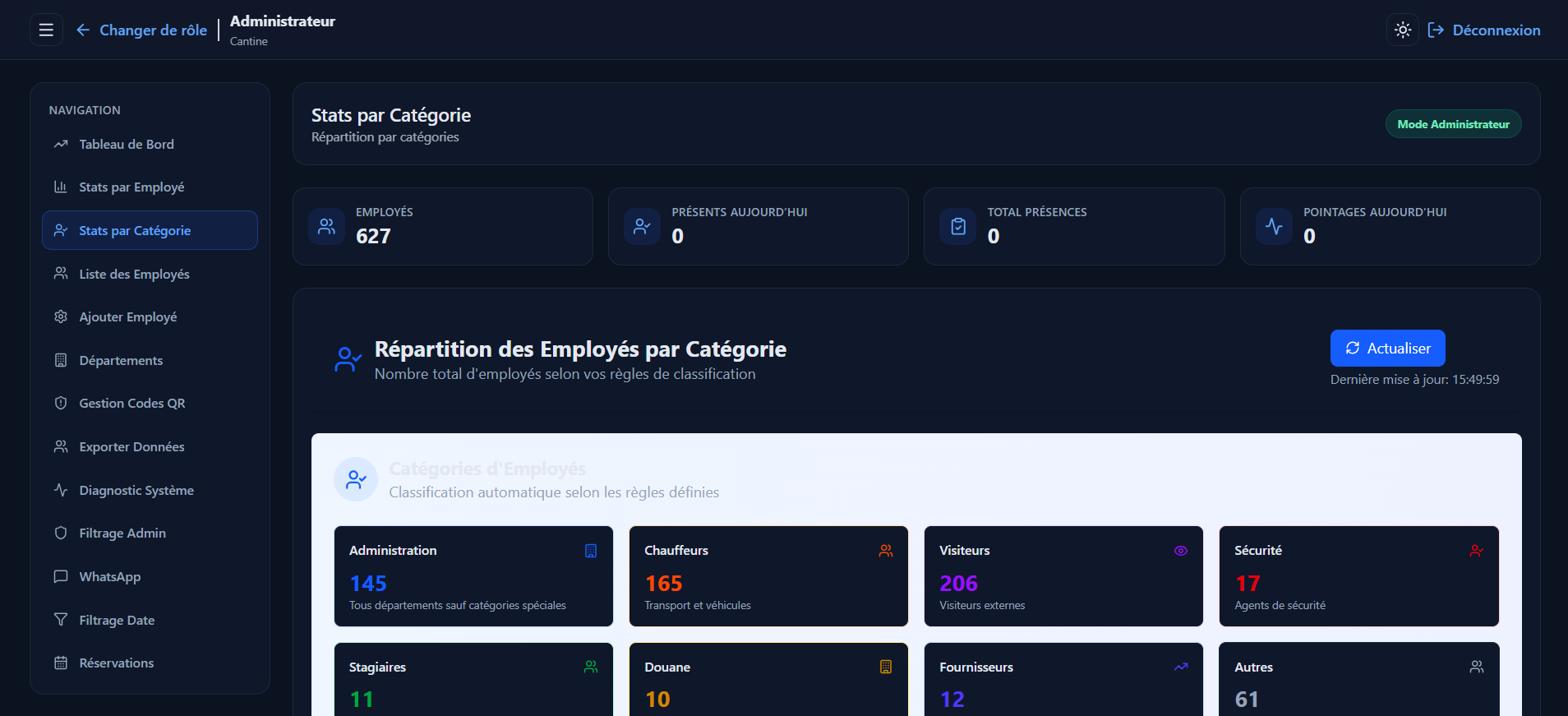 Capture du projet Application Gestion Cantine